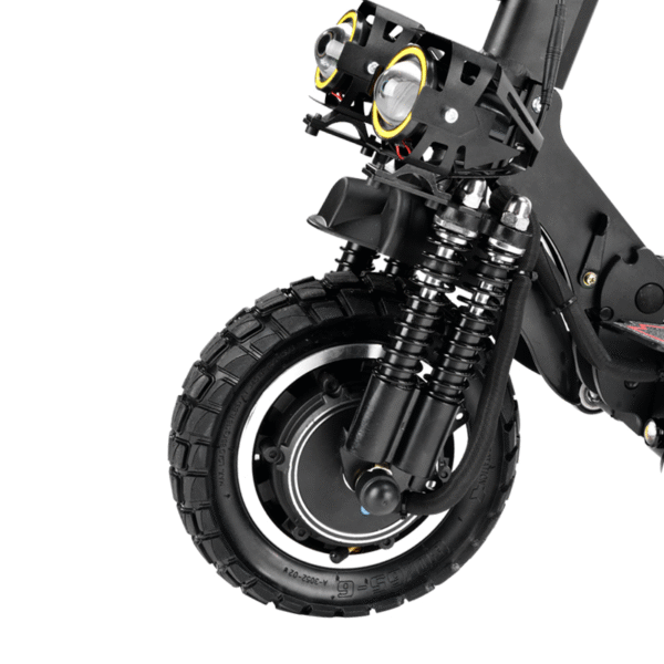 10-Inch Double Drive Three-Light Off-Road Tire Electric Scooter - Image 2