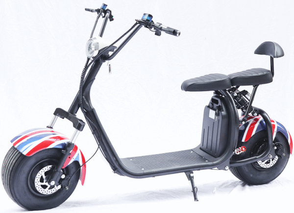 Q8 Harley Scooter Fat Tire Electric Bike Scooter City Coco Electric Scooter