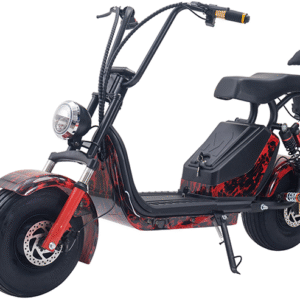 Q10 City Coco Electric Scooter Fat Tire Harley-Style Electric Bike for Urban Riding