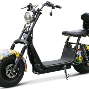 Q14 City Coco Electric Scooter Harley-Style Fat Tire E-Bike for Urban Commuting
