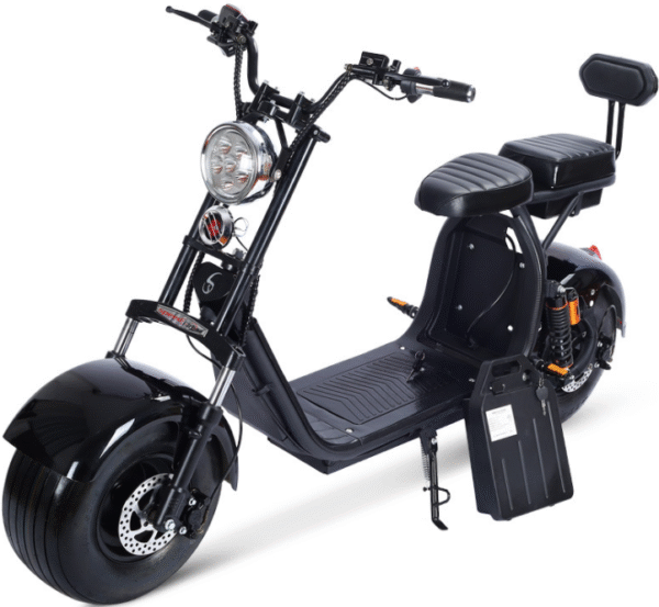 Q18 City Coco Fat Tire Electric Scooter Harley-Style E-Bike for Urban Commuting