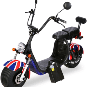 Q21 City Coco Fat Tire Electric Scooter Harley-Style E-Bike for Urban Riding