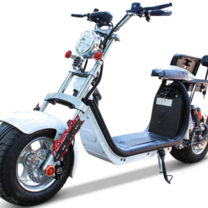 Q22 City Coco Electric Scooter Harley-Style Fat Tire E-Bike for Urban Commuting