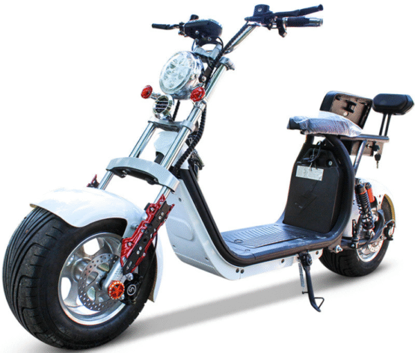 Q22 City Coco Electric Scooter Harley-Style Fat Tire E-Bike for Urban Commuting