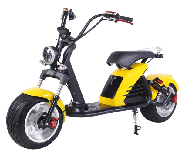 Q25 City Coco Electric Scooter Harley-Style Fat Tire E-Bike for Urban Commuting