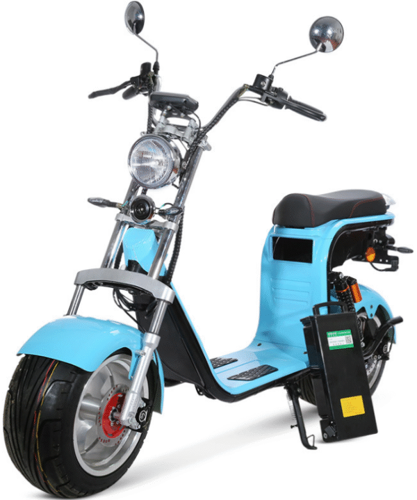 Q33 City Coco Electric Scooter Harley-Style Fat Tire E-Bike for Urban Commuting