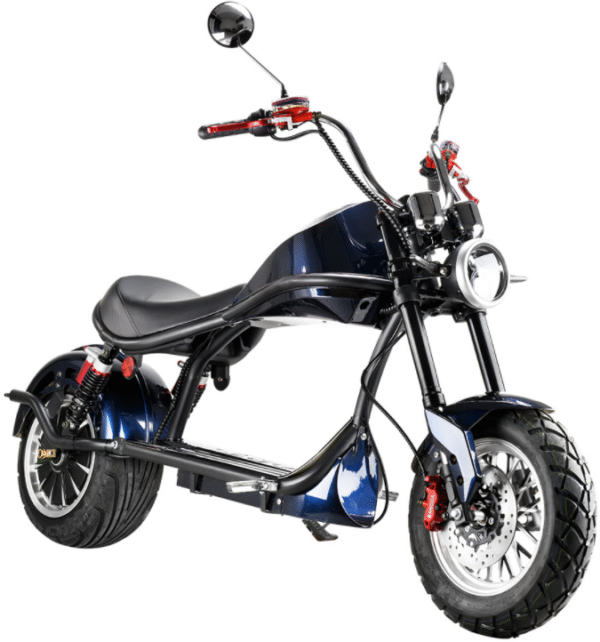 Q36 City Coco Electric Scooter Harley-Style Fat Tire E-Bike for Urban Riding