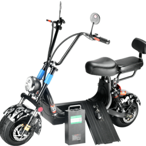 Q39 City Coco Electric Scooter Harley-Style Fat Tire E-Bike for Urban Commuting