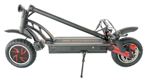 10-Inch Single Rocker Arm Double Drive Wide Tire Electric Scooter - Image 3